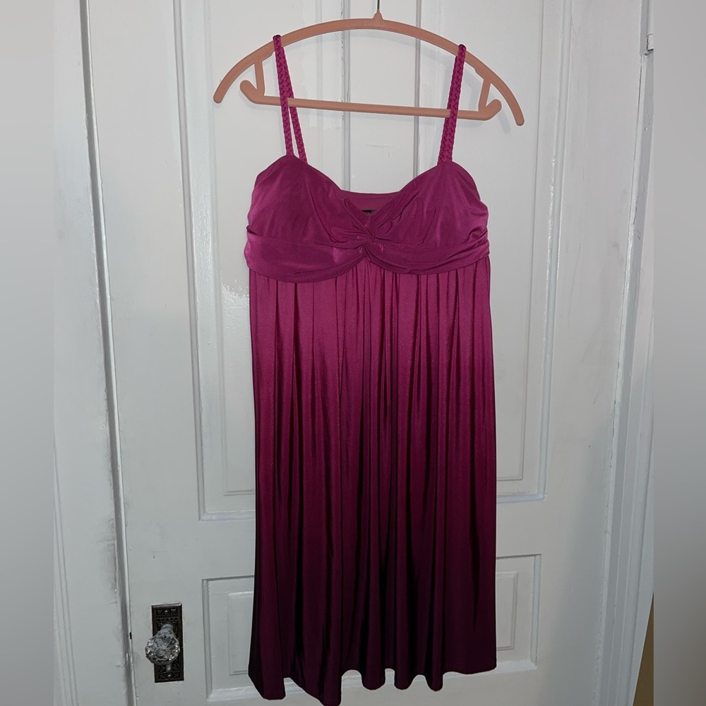 Pink to Purple Ombré Bisou Bisou Cocktail Dress size 14